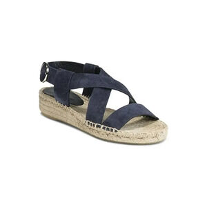 Via Spiga Gia Espadrille Blue Straps Sandal Size 6 NEW With Box